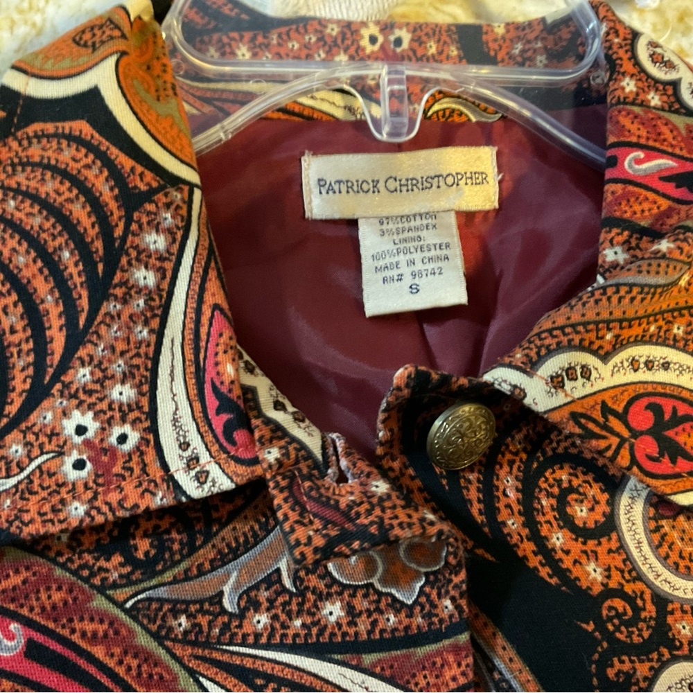 Patrick Christopher Sz Small Blazer - image 3